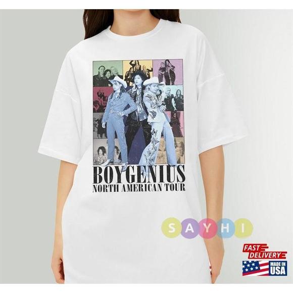 Tops - Boygenius Tshirt Merch The Record Indie Rock Music Tour 2023